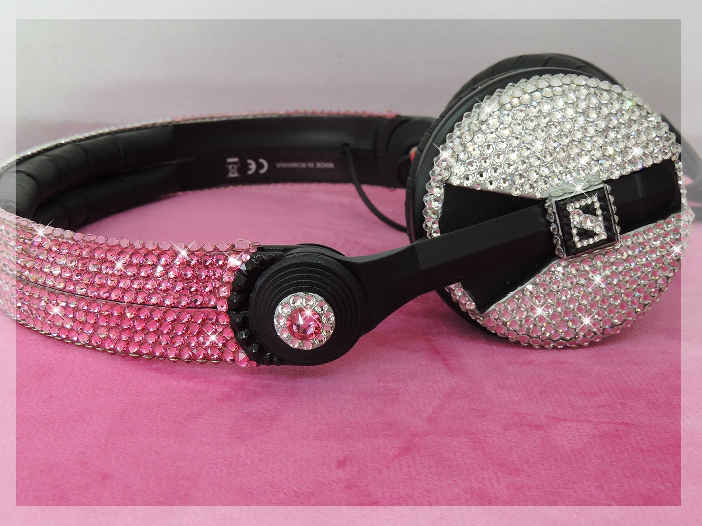 Custom Crystal Sennheiser HD 25 Headphones | Crystalskins
